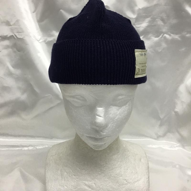 アンドファミリー ANDFAMILY 帽子 ニット帽 無地 紺 / ネイビー / navy メンズ USED 古着 中古 10161841