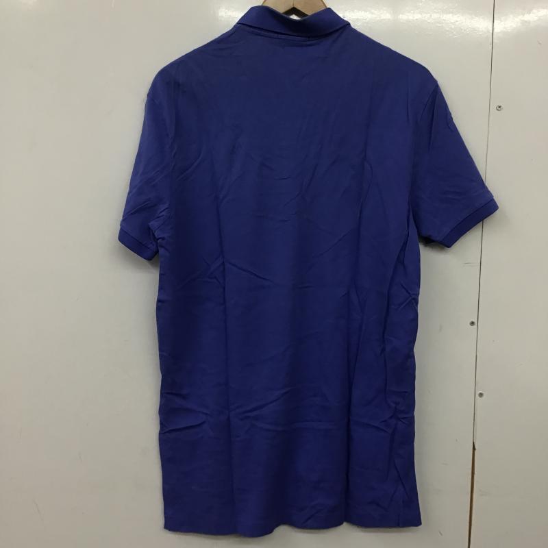 ポロラルフローレン POLO RALPH LAUREN ポロシャツ 半袖 半袖ポロシャツ カラーシャツ 半袖カットソー M ロゴ、文字 青 / ブルー / blue メンズ USED 古着 中古 10161847