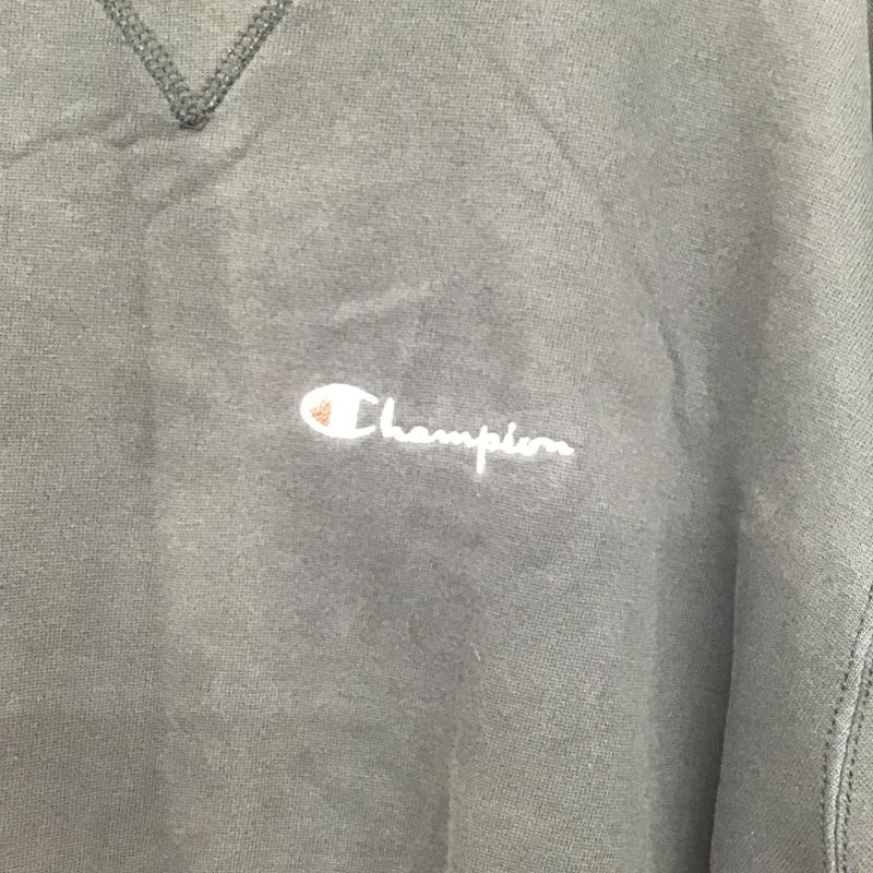 チャンピオン Champion トレーナー 長袖 長袖トレーナー スウェット クルーネック プルオーバー XL ロゴ、文字 ダークグレー / ダークグレー / メンズ USED 古着 中古 10161848