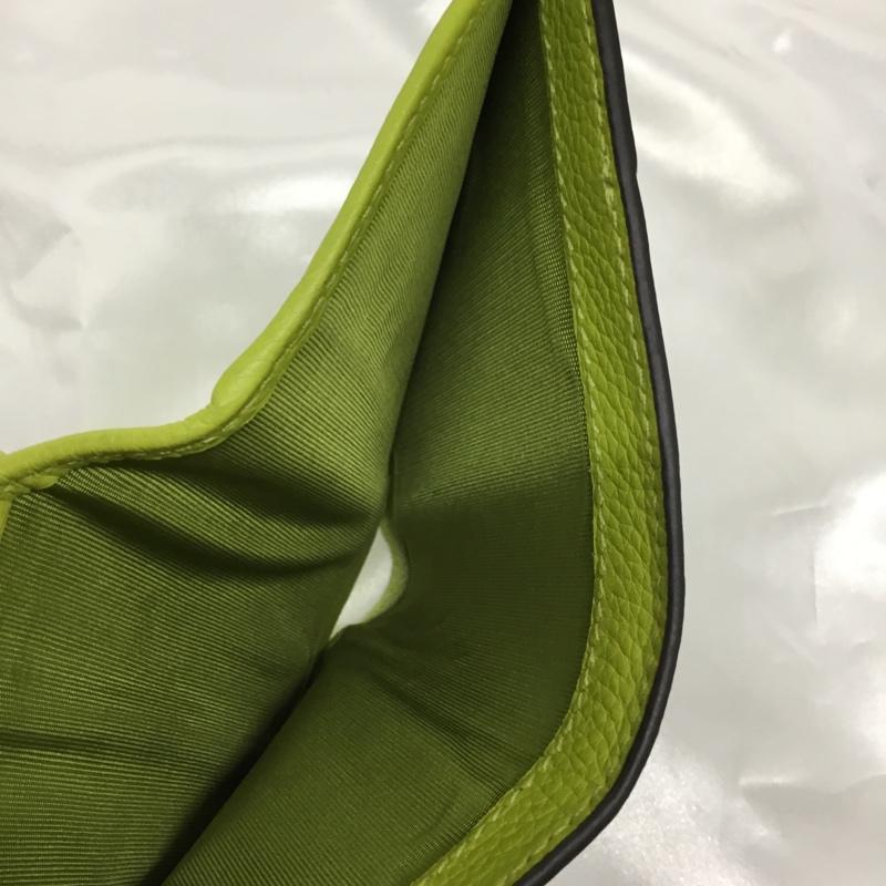 グッチ GUCCI 財布 二つ折り ダブルG 二つ折りウォレット ロゴ、文字 X 総柄 黄緑 / イエローグリーン / X ベージュ / ベージュ / beige レディース USED 古着 中古 10161849