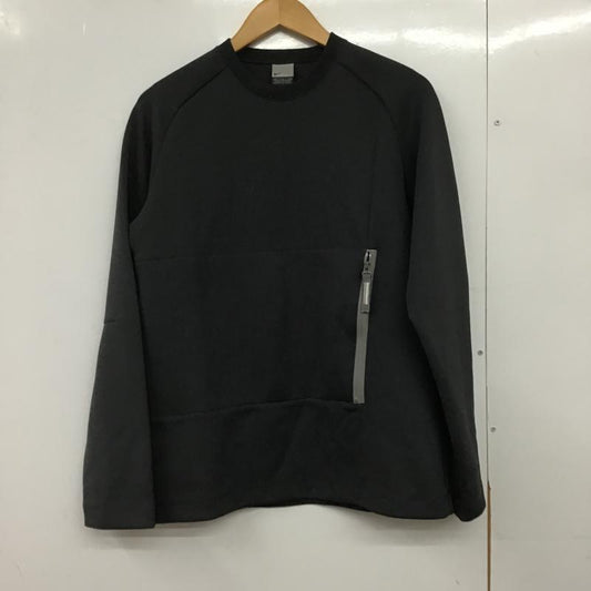 ナイキ NIKE トレーナー 長袖 長袖スウェット クルーネックカットソー ラグラン M ロゴ、文字 黒 / ブラック / black メンズ USED 古着 中古 10161850