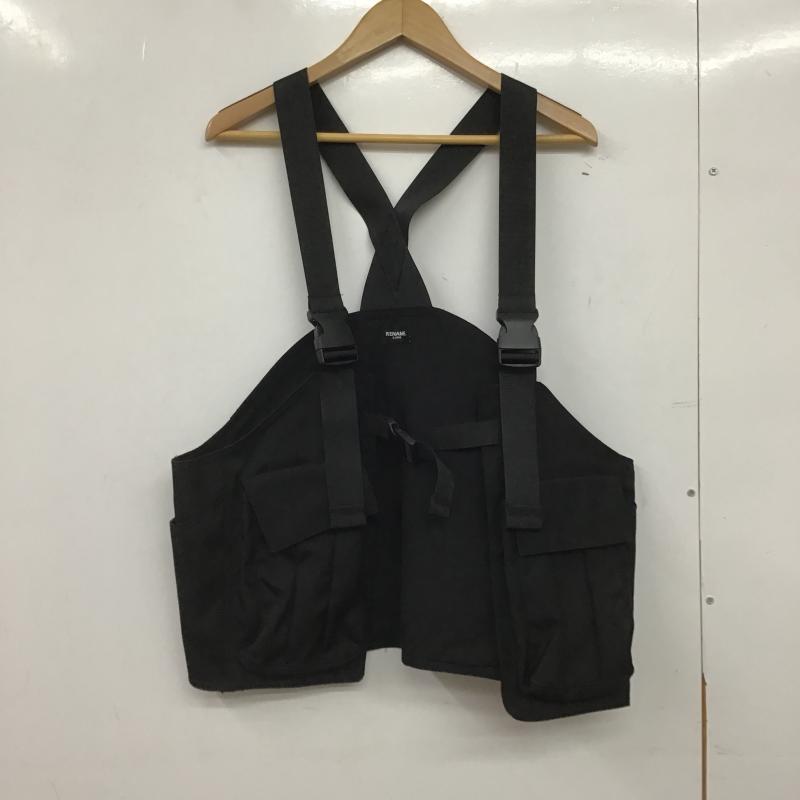 リネーム Rename ベスト ベスト ベスト ノースリーブカットソー 無地 黒 / ブラック / black メンズ USED 古着 中古 10161851