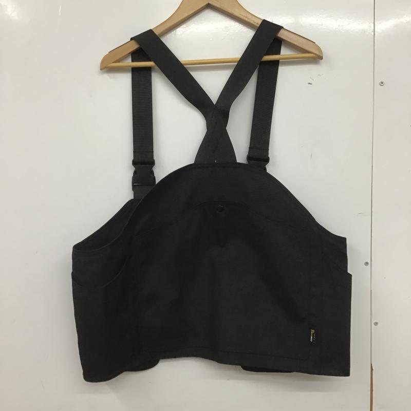 リネーム Rename ベスト ベスト ベスト ノースリーブカットソー 無地 黒 / ブラック / black メンズ USED 古着 中古 10161851