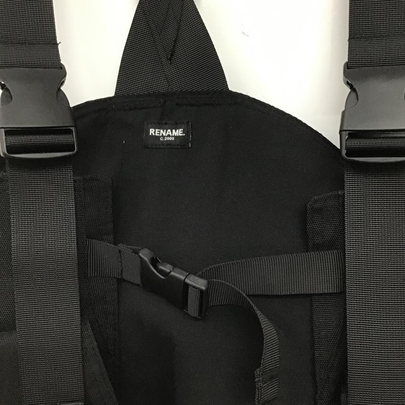 リネーム Rename ベスト ベスト ベスト ノースリーブカットソー 無地 黒 / ブラック / black メンズ USED 古着 中古 10161851