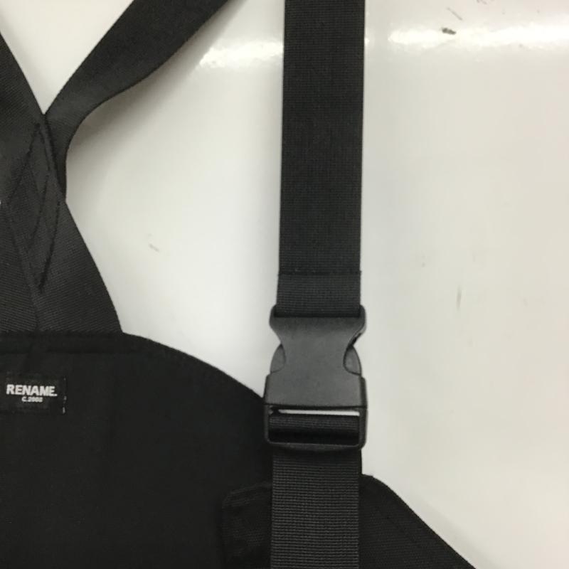 リネーム Rename ベスト ベスト ベスト ノースリーブカットソー 無地 黒 / ブラック / black メンズ USED 古着 中古 10161851