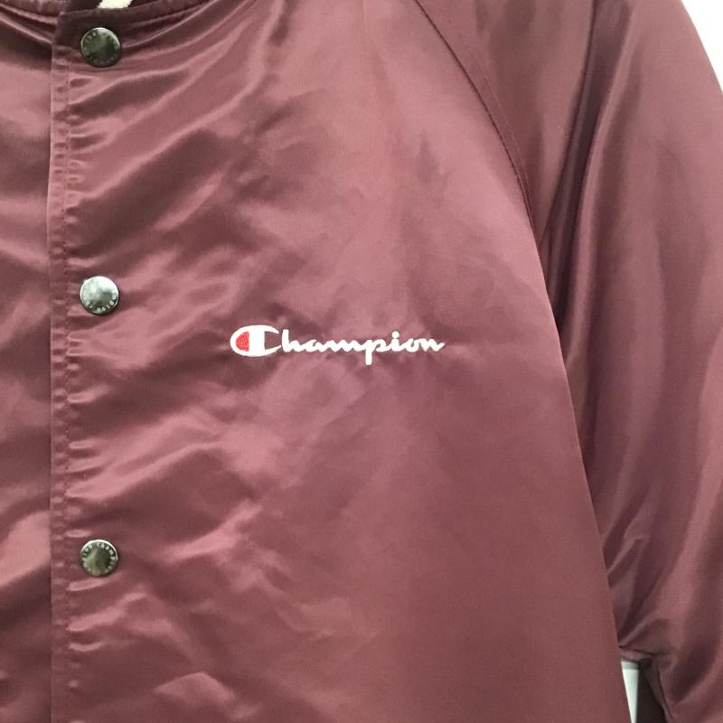 チャンピオン Champion ジャケット、上着 ジャンパー、ブルゾン S ロゴ、文字 えんじ / ワインレッド / dark red メンズ USED 古着 中古 10161853