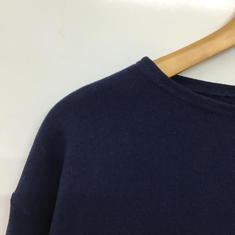 セントジェームス SAINT JAMES カットソー 長袖 長袖カットソー 無地カットソー ワイドネック XL 無地 紺 / ネイビー / navy メンズ USED 古着 中古 10161855