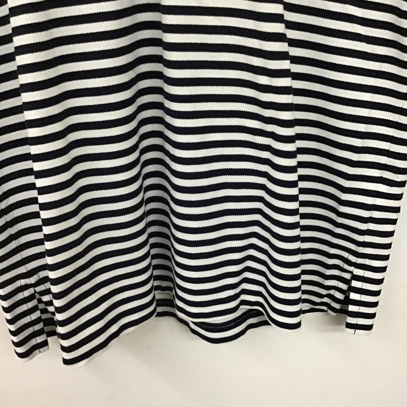 ポロゴルフラルフローレン POLOGOLF ポロシャツ 半袖 半袖ポロシャツ カラーシャツ 半袖カットソー M ボーダー柄 白 / ホワイト / white X 紺 / ネイビー / navy メンズ USED 古着 中古 10161857