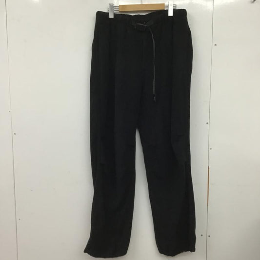 グラミチ GRAMICCI パンツ ワークパンツ、ペインターパンツ フリースワイドパンツ カジュアルパンツ XL ロゴ、文字 黒 / ブラック / black メンズ USED 古着 中古 10161858