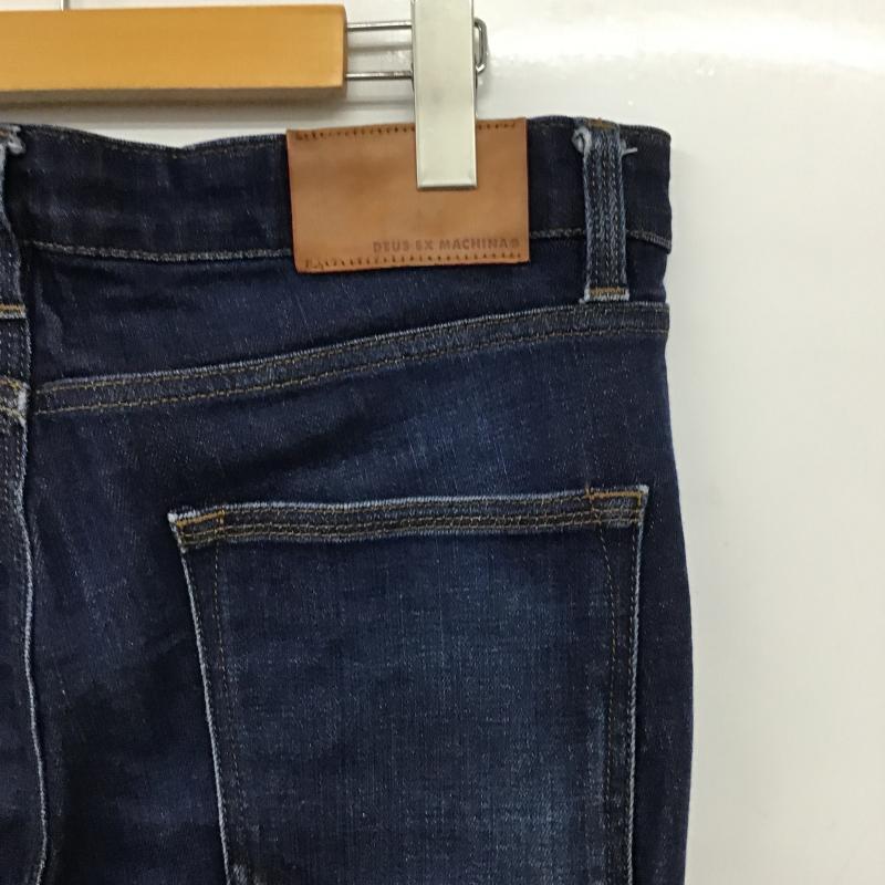 デウスエクスマキナ DEUS EX MACHINA パンツ デニム、ジーンズ デニムパンツ スリムパンツ カジュアルパンツ ストレッチパンツ 34インチ 無地 インディゴ / インディゴ / Indigo メンズ USED 古着 中古 10161859