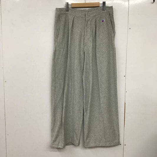 チャンピオン Champion パンツ ワークパンツ、ペインターパンツ スウェットパンツ ワイドパンツ カジュアルパンツ L ロゴ、文字 灰 / グレー / gray メンズ USED 古着 中古 10161860