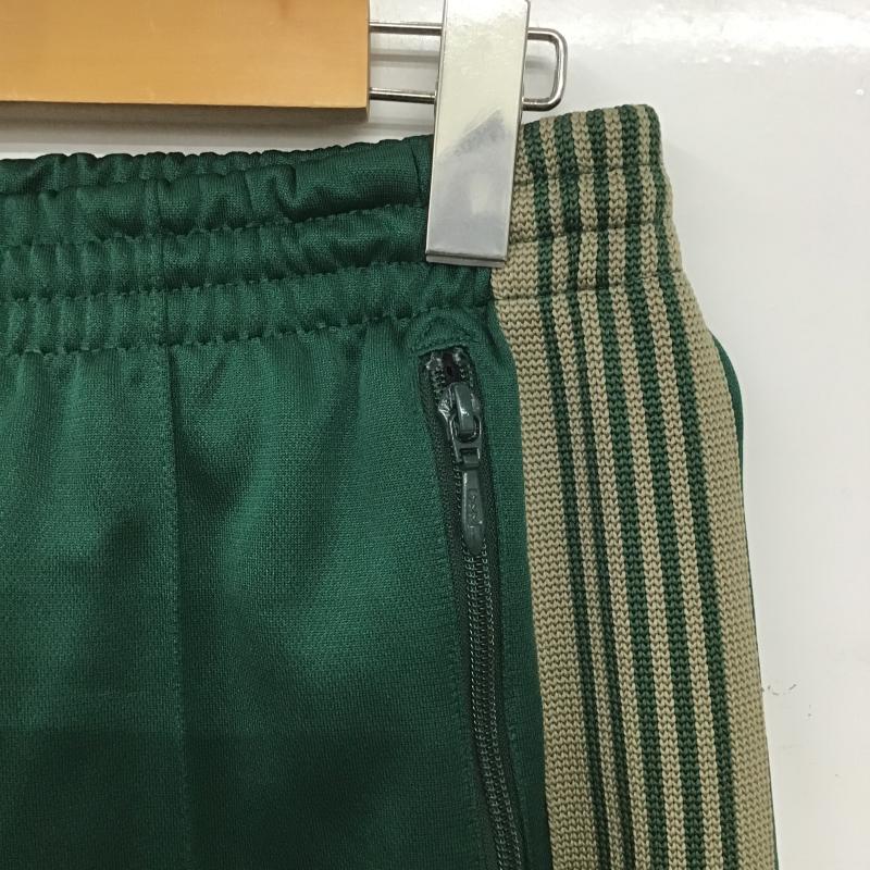 ニードルス Needles パンツ ワークパンツ、ペインターパンツ ワイドパンツ カジュアルパンツ ワークパンツ ジャージ M ロゴ、文字 緑 / グリーン / green メンズ USED 古着 中古 10161861