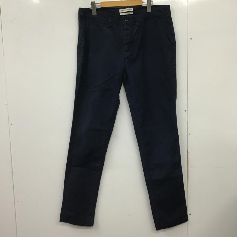 デウスエクスマキナ DEUS EX MACHINA パンツ チノパン チノパン ワイドパンツ カジュアルパンツ 34 無地 紺 / ネイビー / navy メンズ USED 古着 中古 10161862
