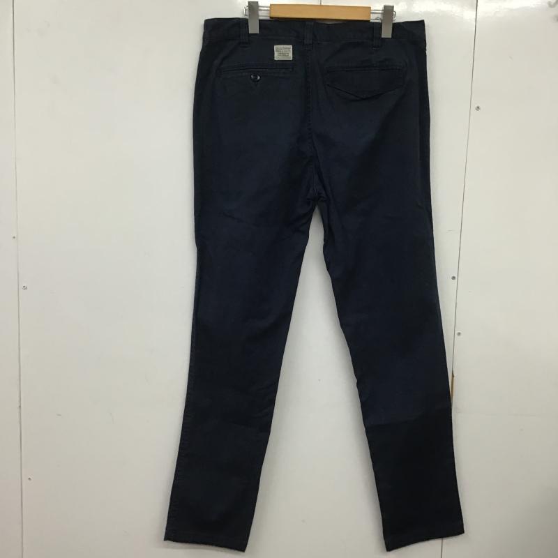デウスエクスマキナ DEUS EX MACHINA パンツ チノパン チノパン ワイドパンツ カジュアルパンツ 34 無地 紺 / ネイビー / navy メンズ USED 古着 中古 10161862