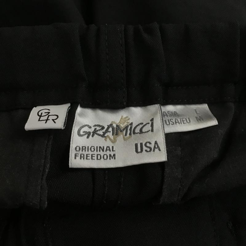 グラミチ GRAMICCI パンツ ワークパンツ、ペインターパンツ ワイドパンツ カジュアルパンツ ワークパンツ L 無地 黒 / ブラック / black メンズ USED 古着 中古 10161864