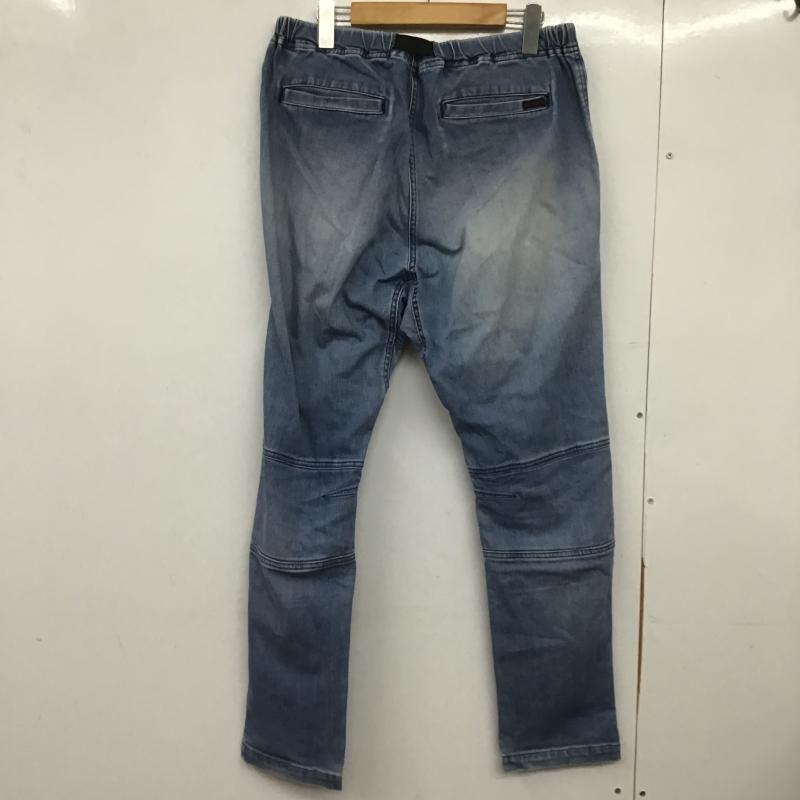グラミチ GRAMICCI パンツ デニム、ジーンズ デニムパンツ スリムパンツ カジュアルパンツ ストレッチパンツ L ロゴ、文字 インディゴ / インディゴ / Indigo メンズ USED 古着 中古 10161866