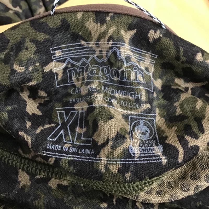 パタゴニア patagonia カットソー 長袖 長袖カットソー プリントカットソー クルーネック XL カモフラージュ柄・迷彩 マルチカラー / マルチカラー / multicolor メンズ USED 古着 中古 10161871