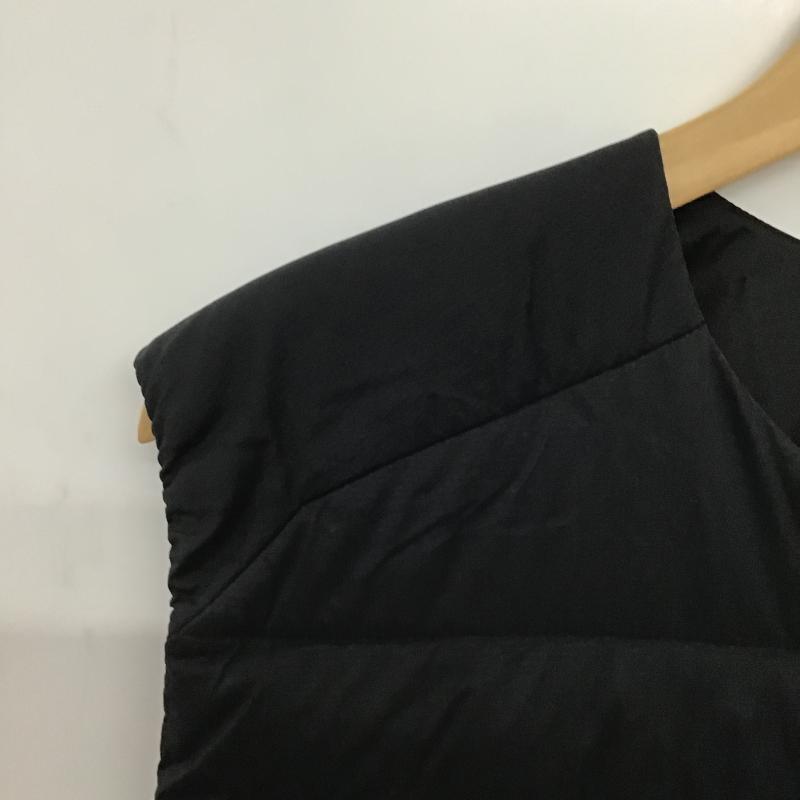 ザノースフェイス THE NORTH FACE ベスト ベスト ジップアップダウンベスト アウター L ロゴ、文字 黒 / ブラック / black メンズ USED 古着 中古 10161875