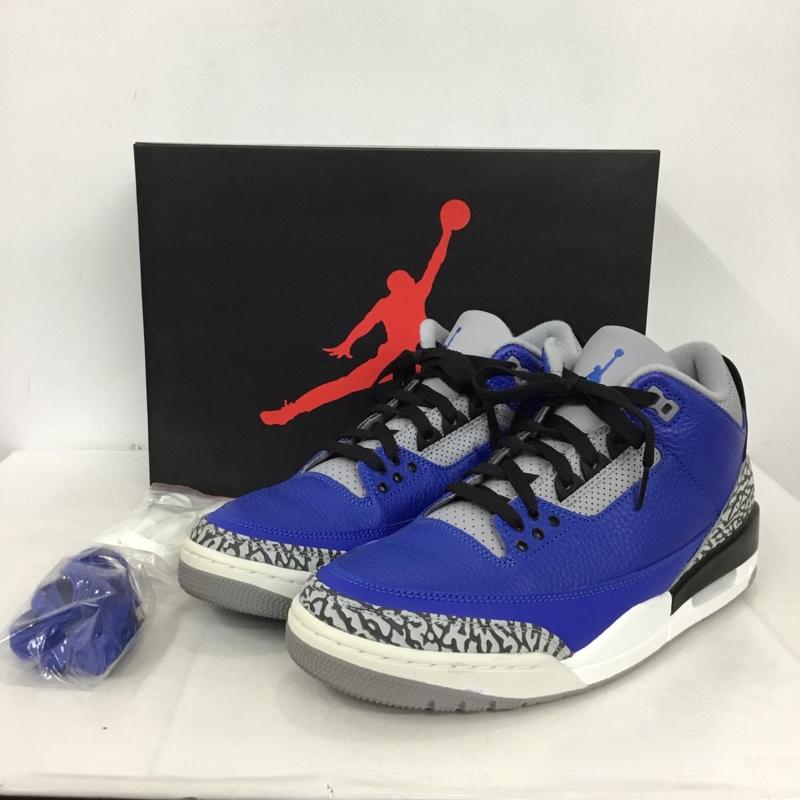ナイキ NIKE スニーカー スニーカー CT8532-400 AIR JORDAN 3 RETRO 27.5cm 27.5cm 無地 X 総柄 マルチカラー / マルチカラー / multicolor メンズ USED 古着 中古 10161876