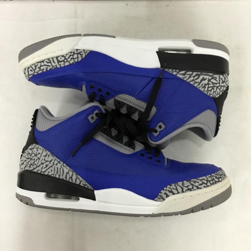 ナイキ NIKE スニーカー スニーカー CT8532-400 AIR JORDAN 3 RETRO 27.5cm 27.5cm 無地 X 総柄 マルチカラー / マルチカラー / multicolor メンズ USED 古着 中古 10161876