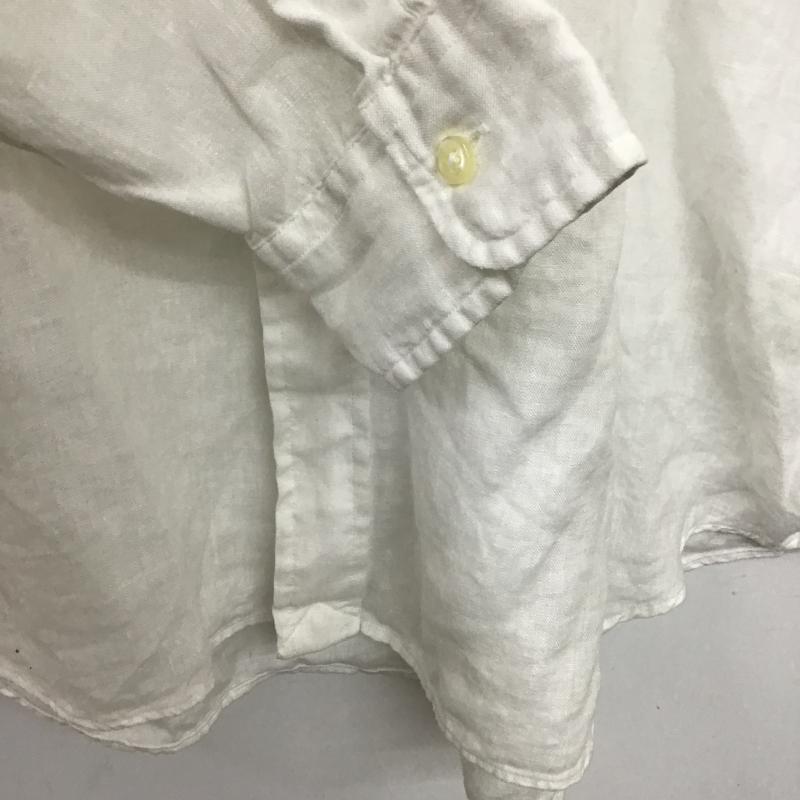 ラルフローレン RALPHLAUREN シャツ、ブラウス 長袖 長袖シャツ 刺繍シャツ カラーシャツ L ロゴ、文字 白 / ホワイト / white メンズ USED 古着 中古 10161877