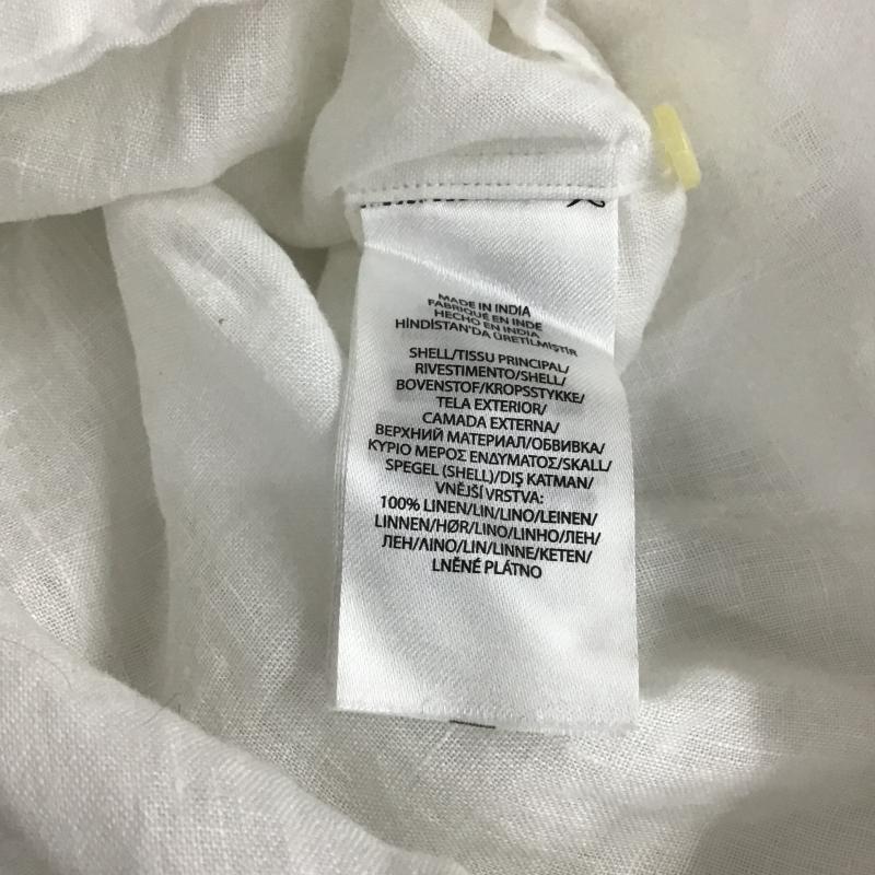 ラルフローレン RALPHLAUREN シャツ、ブラウス 長袖 長袖シャツ 刺繍シャツ カラーシャツ L ロゴ、文字 白 / ホワイト / white メンズ USED 古着 中古 10161877