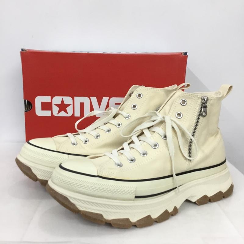 コンバース CONVERSE スニーカー スニーカー 31310811 ALL STAR TREKWAVE Z HI オールスター トレックウエーブ Ｚ ＨＩ 30cm 30.0cm 無地 白 / ホワイト / white メンズ USED 古着 中古 10161879