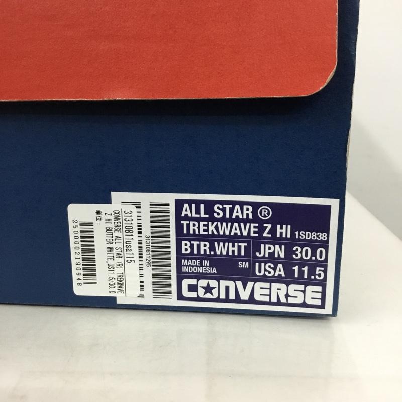 コンバース CONVERSE スニーカー スニーカー 31310811 ALL STAR TREKWAVE Z HI オールスター トレックウエーブ Ｚ ＨＩ 30cm 30.0cm 無地 白 / ホワイト / white メンズ USED 古着 中古 10161879