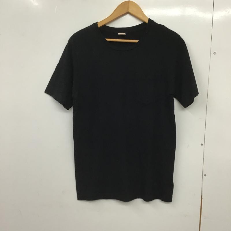 デウスエクスマキナ DEUS EX MACHINA Tシャツ 半袖 半袖カットソー プリントTシャツ クルーネックカットソー M 無地 黒 / ブラック / black メンズ USED 古着 中古 10161882