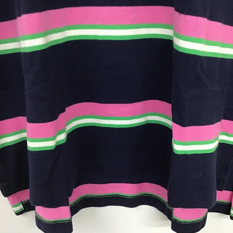 ポロバイラルフローレン Polo by RALPH LAUREN ポロシャツ 半袖 半袖ポロシャツ カラーシャツ 半袖カットソー L ボーダー柄 マルチカラー / マルチカラー / multicolor メンズ USED 古着 中古 10161883