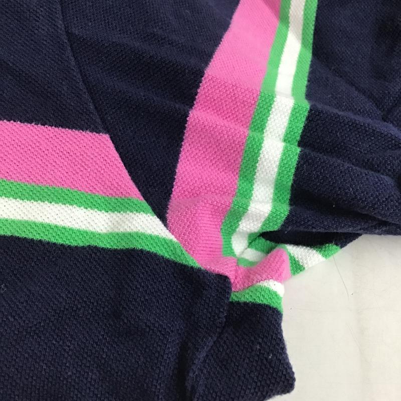 ポロバイラルフローレン Polo by RALPH LAUREN ポロシャツ 半袖 半袖ポロシャツ カラーシャツ 半袖カットソー L ボーダー柄 マルチカラー / マルチカラー / multicolor メンズ USED 古着 中古 10161883