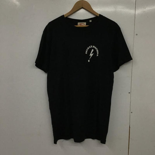 デウスエクスマキナ DEUS EX MACHINA Tシャツ 半袖 半袖カットソー プリントTシャツ クルーネックカットソー L プリント 黒 / ブラック / black メンズ USED 古着 中古 10161885