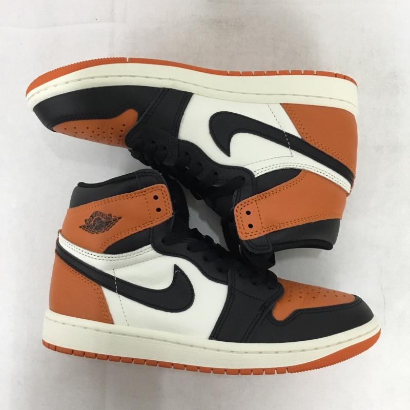 ナイキ NIKE スニーカー スニーカー DZ5485-008 AIR JORDAN 1 RETRO HIGH OG 24cm 24.0cm 無地 マルチカラー / マルチカラー / multicolor レディース USED 古着 中古 10161886