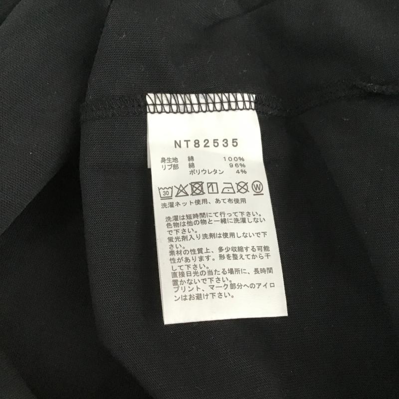 ザノースフェイス THE NORTH FACE カットソー 長袖 nt82535 ロングスリーブフラッシュドライフラワーロゴティー XL 刺繍 黒 / ブラック / black メンズ USED 古着 中古 10161889