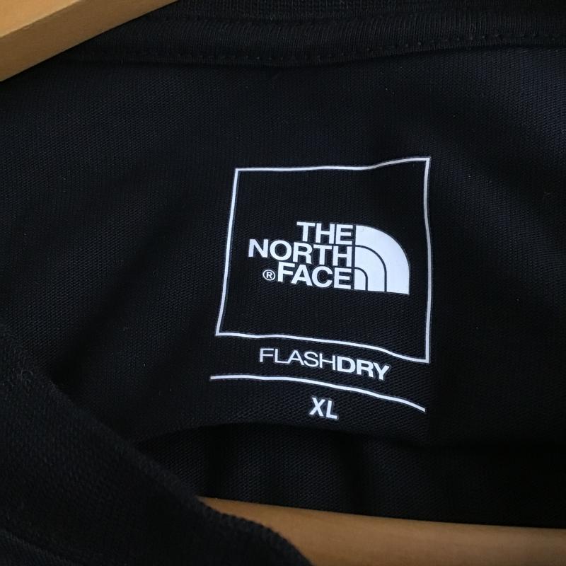 ザノースフェイス THE NORTH FACE カットソー 長袖 nt82535 ロングスリーブフラッシュドライフラワーロゴティー XL 刺繍 黒 / ブラック / black メンズ USED 古着 中古 10161889