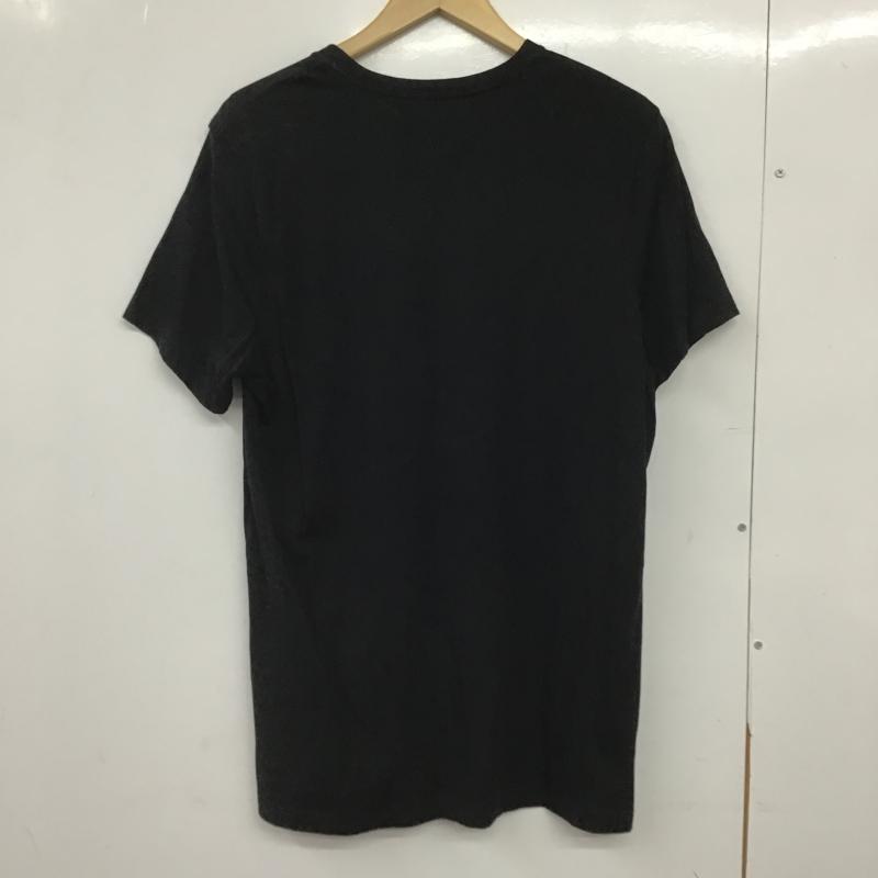 トミーヒルフィガー TOMMY HILFIGER Tシャツ 半袖 半袖カットソー プリントTシャツ クルーネックカットソー M ロゴ、文字 黒 / ブラック / black メンズ USED 古着 中古 10161891