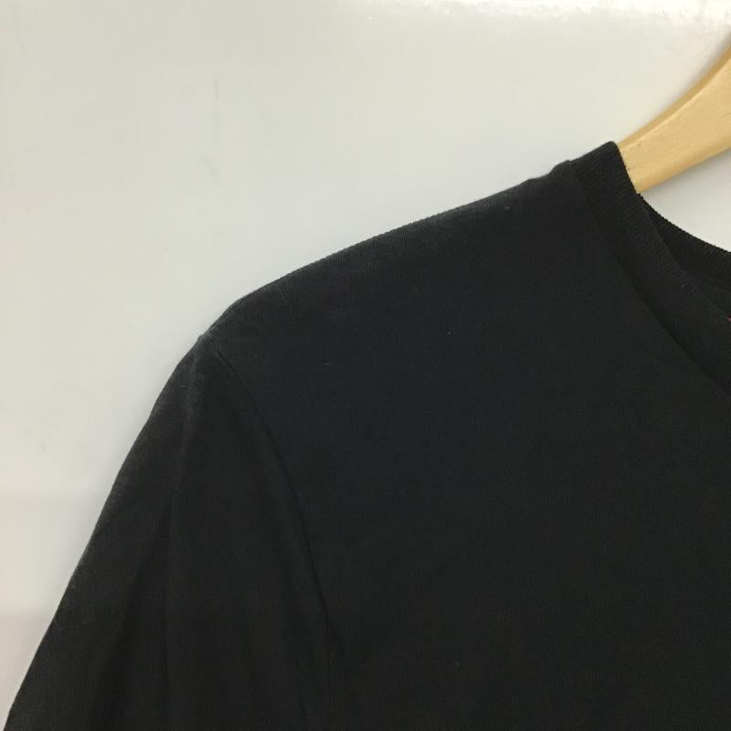 トミーヒルフィガー TOMMY HILFIGER Tシャツ 半袖 半袖カットソー プリントTシャツ クルーネックカットソー M ロゴ、文字 黒 / ブラック / black メンズ USED 古着 中古 10161891