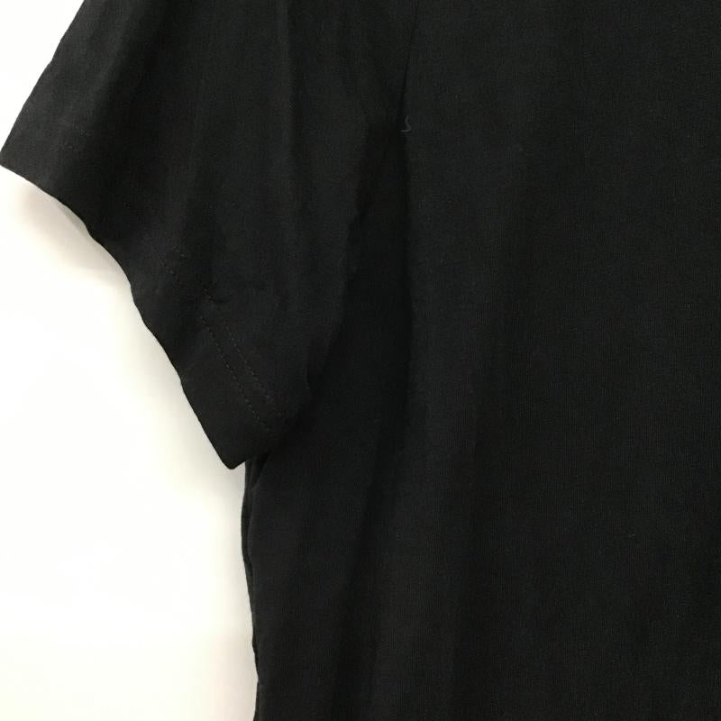 トミーヒルフィガー TOMMY HILFIGER Tシャツ 半袖 半袖カットソー プリントTシャツ クルーネックカットソー M ロゴ、文字 黒 / ブラック / black メンズ USED 古着 中古 10161891