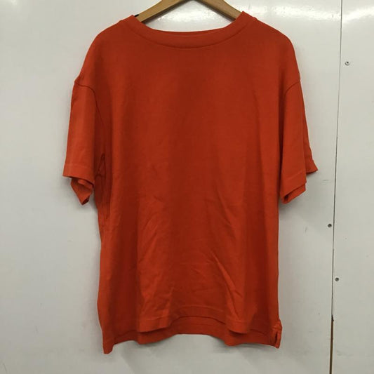 ギャップ GAP Tシャツ 半袖 半袖カットソー プリントTシャツ クルーネックカットソー S 無地 橙 / オレンジ / orange メンズ USED 古着 中古 10161893