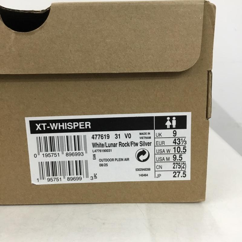 サロモン SALOMON スニーカー スニーカー 477619 XT-WHISPER 27.5cm 27.5cm 無地 白 / ホワイト / white メンズ USED 古着 中古 10161894