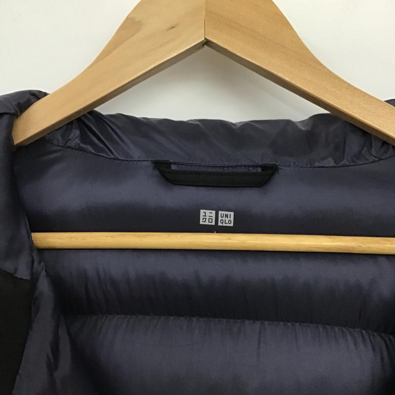 ユニクロ UNIQLO ジャケット、上着 ジャンパー、ブルゾン ジップアップジャケット ダウンジャケット アウター L 無地 ダークグレー / ダークグレー / メンズ USED 古着 中古 10161903