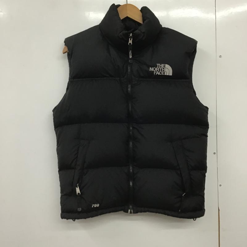 ザノースフェイス THE NORTH FACE ベスト ベスト nd01587 ヌプシダウンベスト S ロゴ、文字 ダークグレー / ダークグレー / メンズ USED 古着 中古 10161908