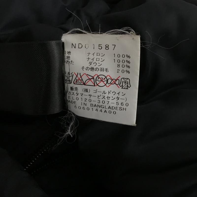 ザノースフェイス THE NORTH FACE ベスト ベスト nd01587 ヌプシダウンベスト S ロゴ、文字 ダークグレー / ダークグレー / メンズ USED 古着 中古 10161908