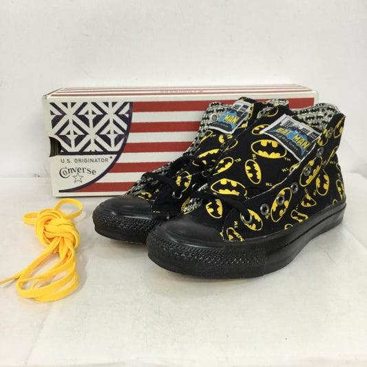 コンバース CONVERSE スニーカー スニーカー 1C990 ALL STAR BM HI AS BM HI バットマン 24.5cm 24.5cm 総柄 黒 / ブラック / black レディース USED 古着 中古 10161909