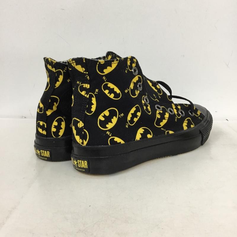 コンバース CONVERSE スニーカー スニーカー 1C990 ALL STAR BM HI AS BM HI バットマン 24.5cm 24.5cm 総柄 黒 / ブラック / black レディース USED 古着 中古 10161909