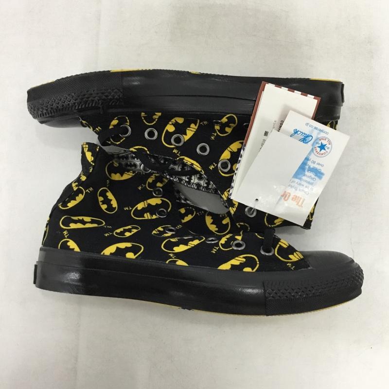 コンバース CONVERSE スニーカー スニーカー 1C990 ALL STAR BM HI AS BM HI バットマン 24.5cm 24.5cm 総柄 黒 / ブラック / black レディース USED 古着 中古 10161909