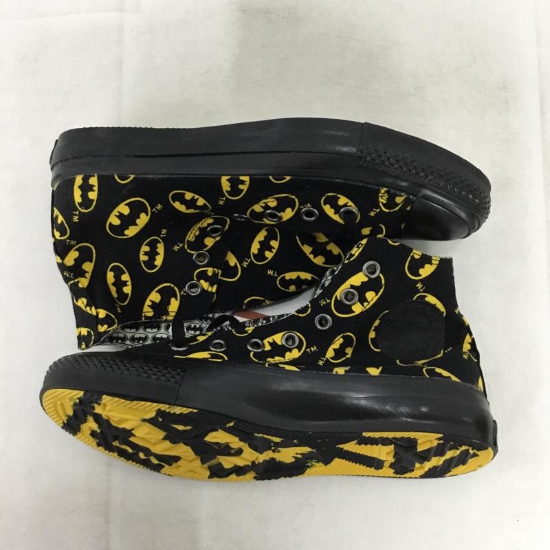 コンバース CONVERSE スニーカー スニーカー 1C990 ALL STAR BM HI AS BM HI バットマン 24.5cm 24.5cm 総柄 黒 / ブラック / black レディース USED 古着 中古 10161909