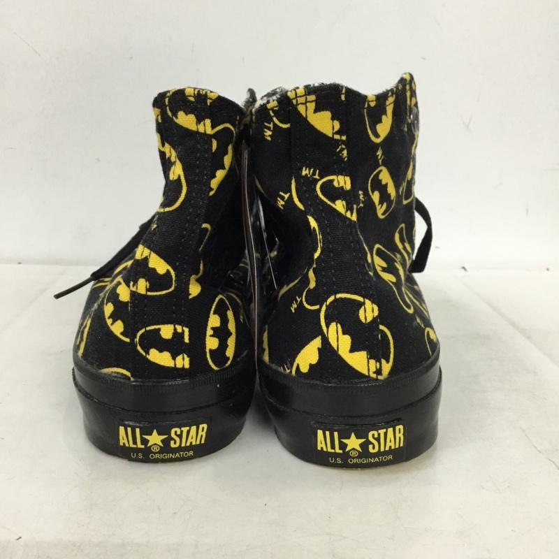 コンバース CONVERSE スニーカー スニーカー 1C990 ALL STAR BM HI AS BM HI バットマン 24.5cm 24.5cm 総柄 黒 / ブラック / black レディース USED 古着 中古 10161909
