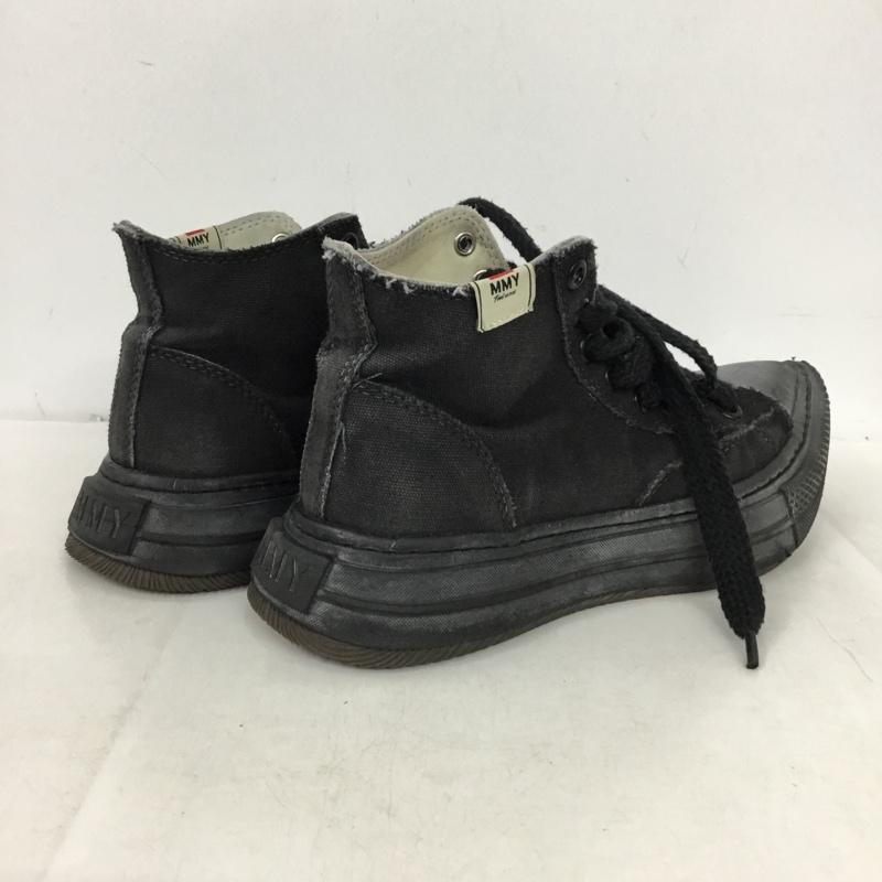 メゾンミハラヤスヒロ Maison MIHARA YASUHIRO スニーカー スニーカー B13FW701 YUCCA OG Sole Over-dyed Canvas High-top 無地 黒 / ブラック / black メンズ USED 古着 中古 10161911