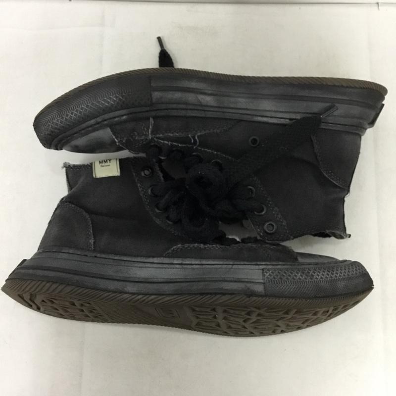 メゾンミハラヤスヒロ Maison MIHARA YASUHIRO スニーカー スニーカー B13FW701 YUCCA OG Sole Over-dyed Canvas High-top 無地 黒 / ブラック / black メンズ USED 古着 中古 10161911